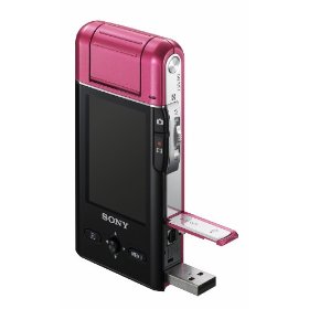 SONY bloggie MHS-PM5 ピンク Sony MHS-PM5 bloggie™ (Pink) Ultra-compact HD camcorder at