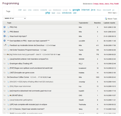 Tags in forum Programming Tags in forum Programming