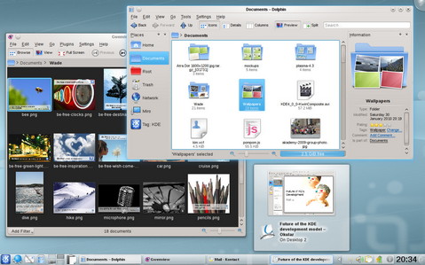 KDE Software Compilation 4.4 screenshot