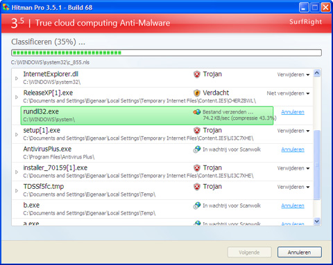 Hitman Pro 3.5 screenshot (481 pix) Hitman Pro 3.5 screenshot (481 pix)