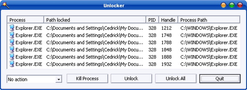 Unlocker screenshot (481 pix)