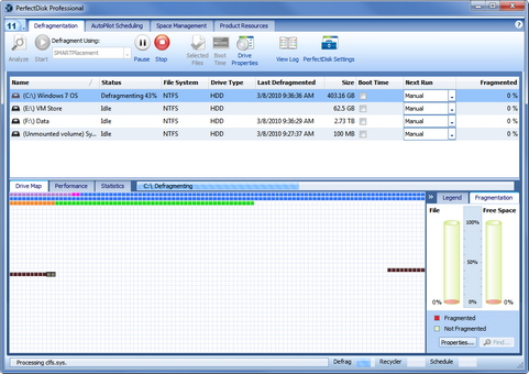 PerfectDisk 11 screenshot 