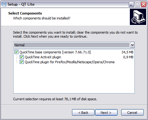 QT Lite 3.2.0 screenshot QT Lite 3.2.0 screenshot