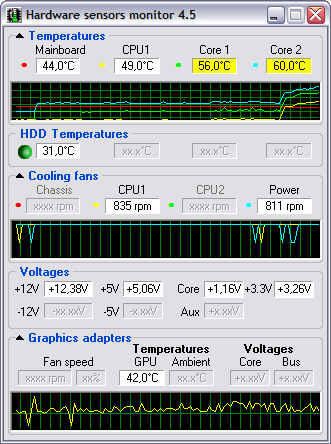 Hmonitor 4.5.1.1 screenshot Hmonitor 4.5.1.1 screenshot