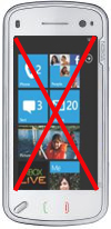 Nokia N97 zonder Windows Phone