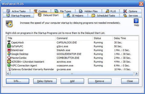 WinPatrol screenshot (481 pix)
