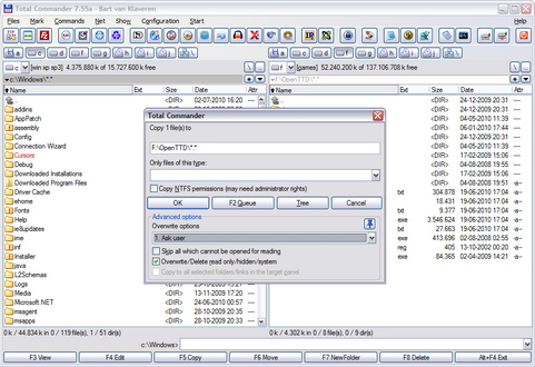 Total Commander 7.55a screenshot