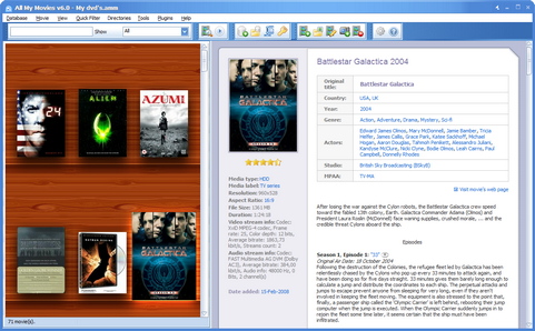 All My Movies 6.0 screenshot (481 pix) All My Movies 6.0 screenshot (481 pix)