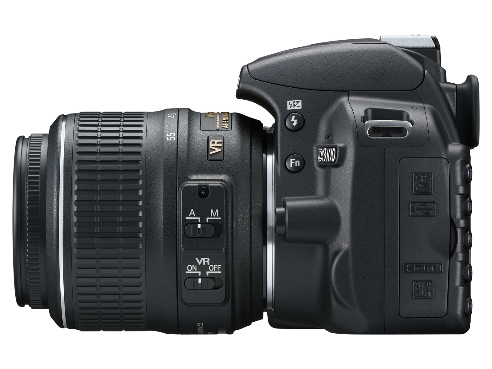 Nikon D3100 + AF-S DX 18-55mm G VR Zwart: beste prijs - Tweakers