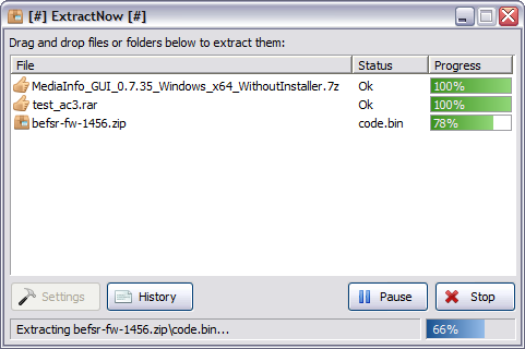 ExtractNow 4.5.0 screenshot