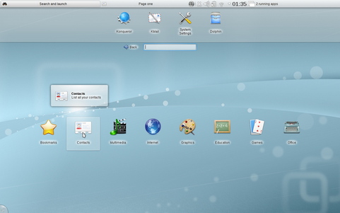 KDE Software Compilation 4.5 screenshot 