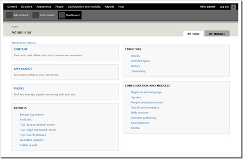 Drupal 7.0 screenshot (481 pix)