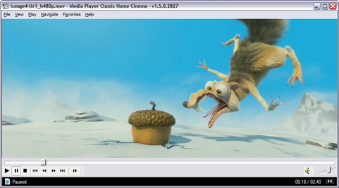 Media Player Classic - Home Cinema 1.5.0.2827 screenshot (481 pix)