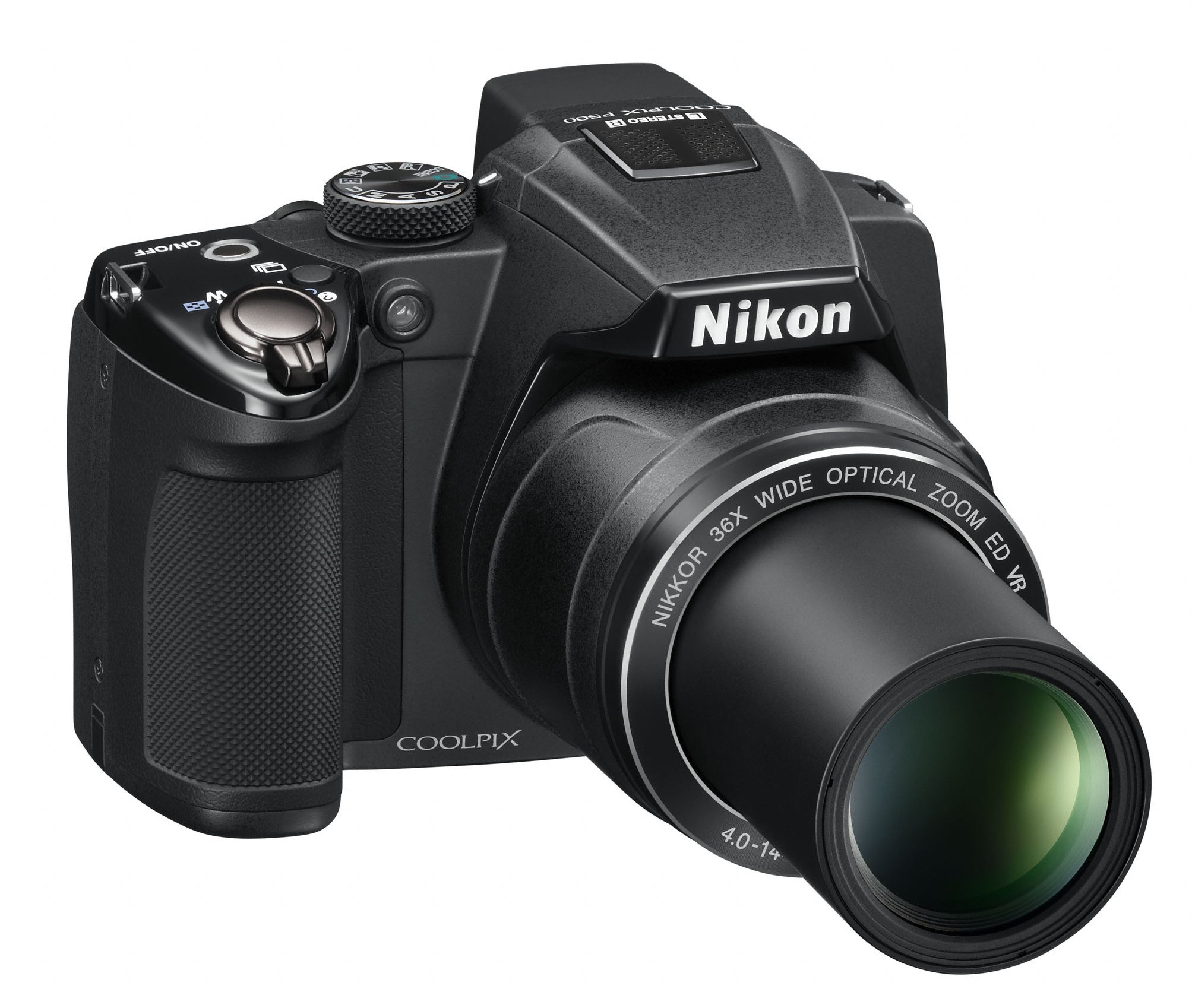 Specificaties van Nikon Coolpix P500 Zwart - Tweakers