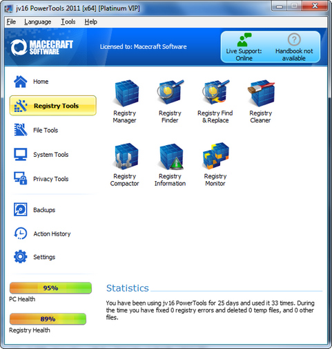 jv16 PowerTools 2011 screenshot (481 pix)