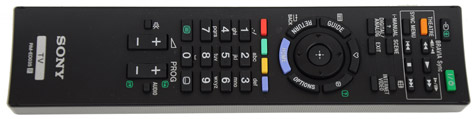 Sony Bravia EX500 afstandsbediening