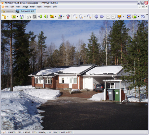 XnView 1.98 bèta 3 screenshot (481 pix)