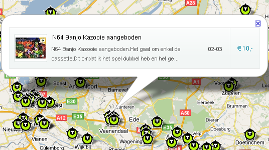 V&A Google Maps implementatie