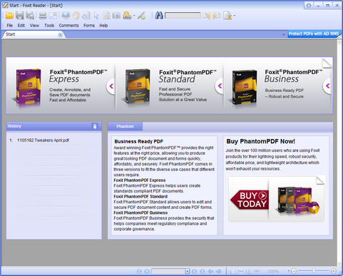 Foxit Reader 5 screenshot