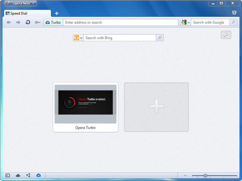 Opera Next screenshot (481 pix)