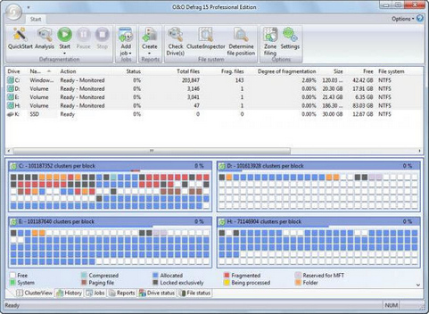 O&O Defrag 15 screenshot (481 pix)