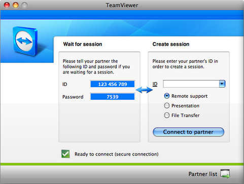 TeamViewer 6.0 screenshot (481 pix)