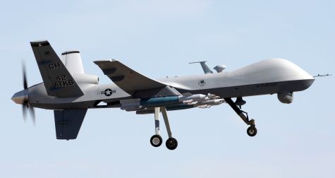 Reaper, een van de types onbemande vliegtuigen die getroffen zijn door malware