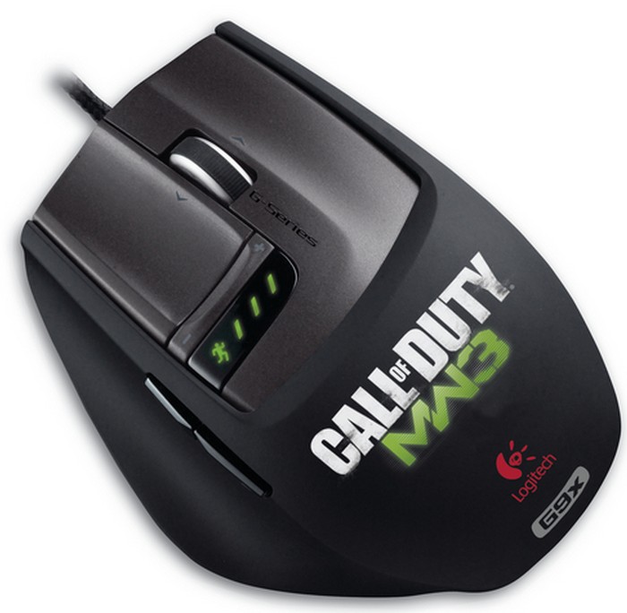 Logitech G9 mouse, de G9 muis van logitech