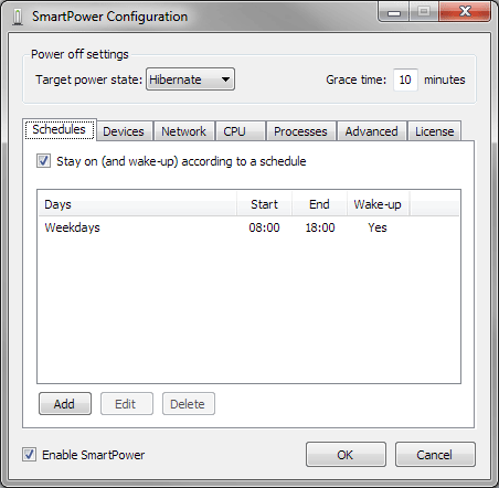 SmartPower screenshot (animated gif)
