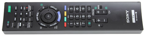 Bravia NX720 afstandsbediening