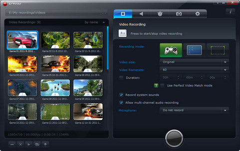 Mirillis Action! screenshot
