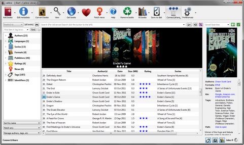 Calibre screenshot