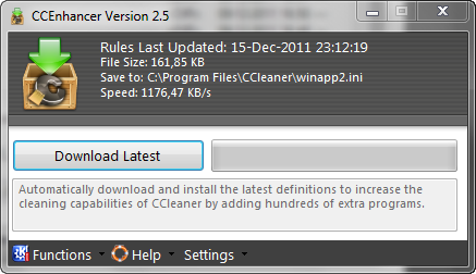 CCEnhancer 2.5 screenshot