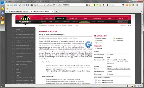 Maxthon 3.3.2.1000 screenshot