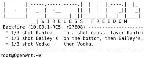 OpenWRT Backfire RC5