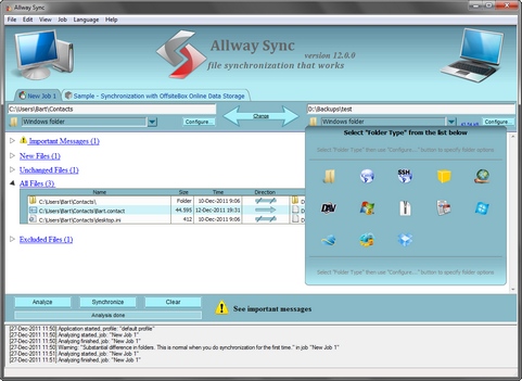Allway Sync 12.0.0 screenshot