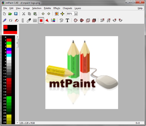 mtPaint screenshot (481 pix)