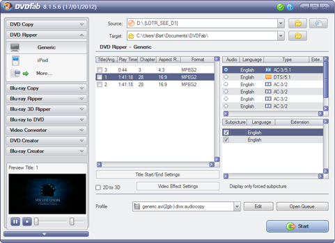 DVDFab 8.1.5.6 screenshot