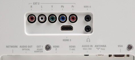 Philips PFL9706 aansluitingen