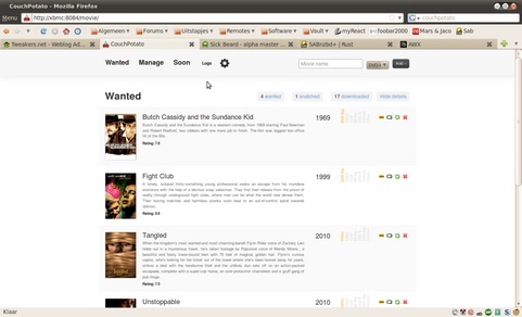 CouchPotato screenshot (481 pix)