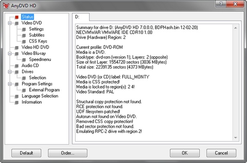 AnyDVD screenshot (481 pix) AnyDVD screenshot (481 pix)