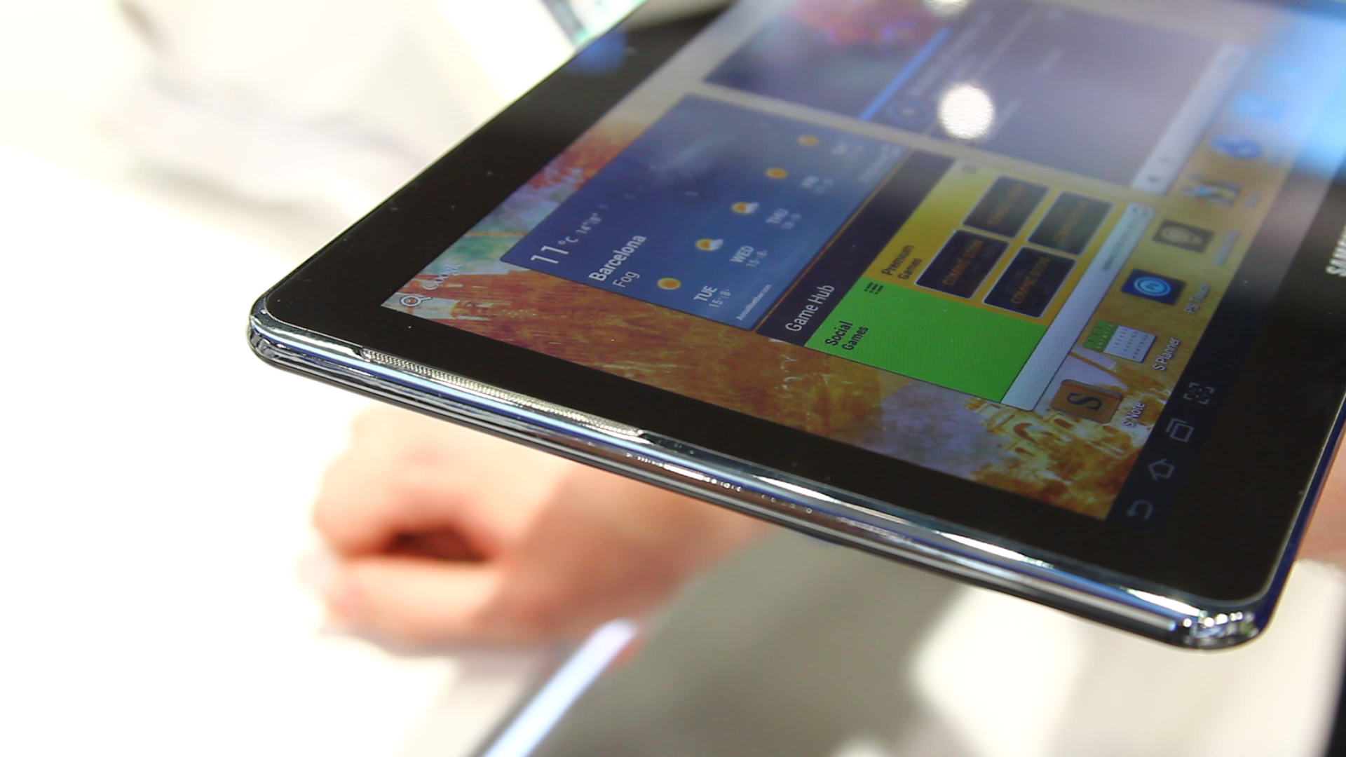 Samsung Galaxy Note 10.1 tablet met stylus De behuizing en hardware