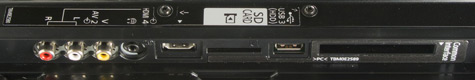 Panasonic Viera G30 aansluitingen