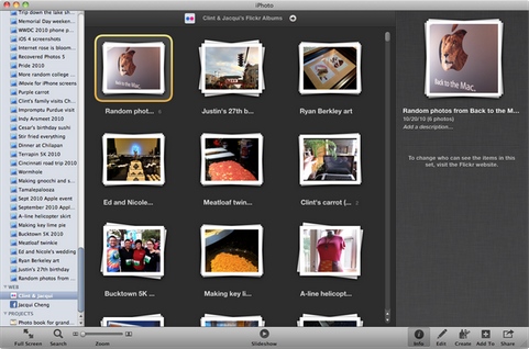 pple iPhoto '11 screenshot (481 pix)