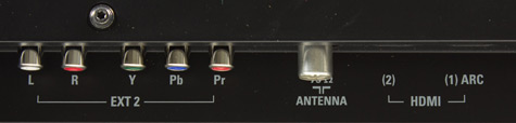 Philips PFL5606 aansluitingen
