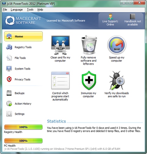 jv16 PowerTools 2012 screenshot (481 pix)