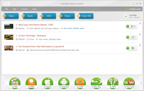Freemake Video Converter 3.0.2 screenshot