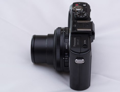 Lumix LX7 lens uitgeschoven (camera aan)