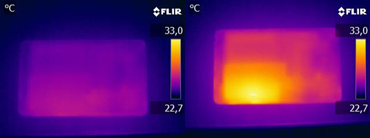 Warmtefoto Nexus 7