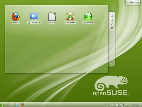 openSUSE 12.1 desktop (481 pix)